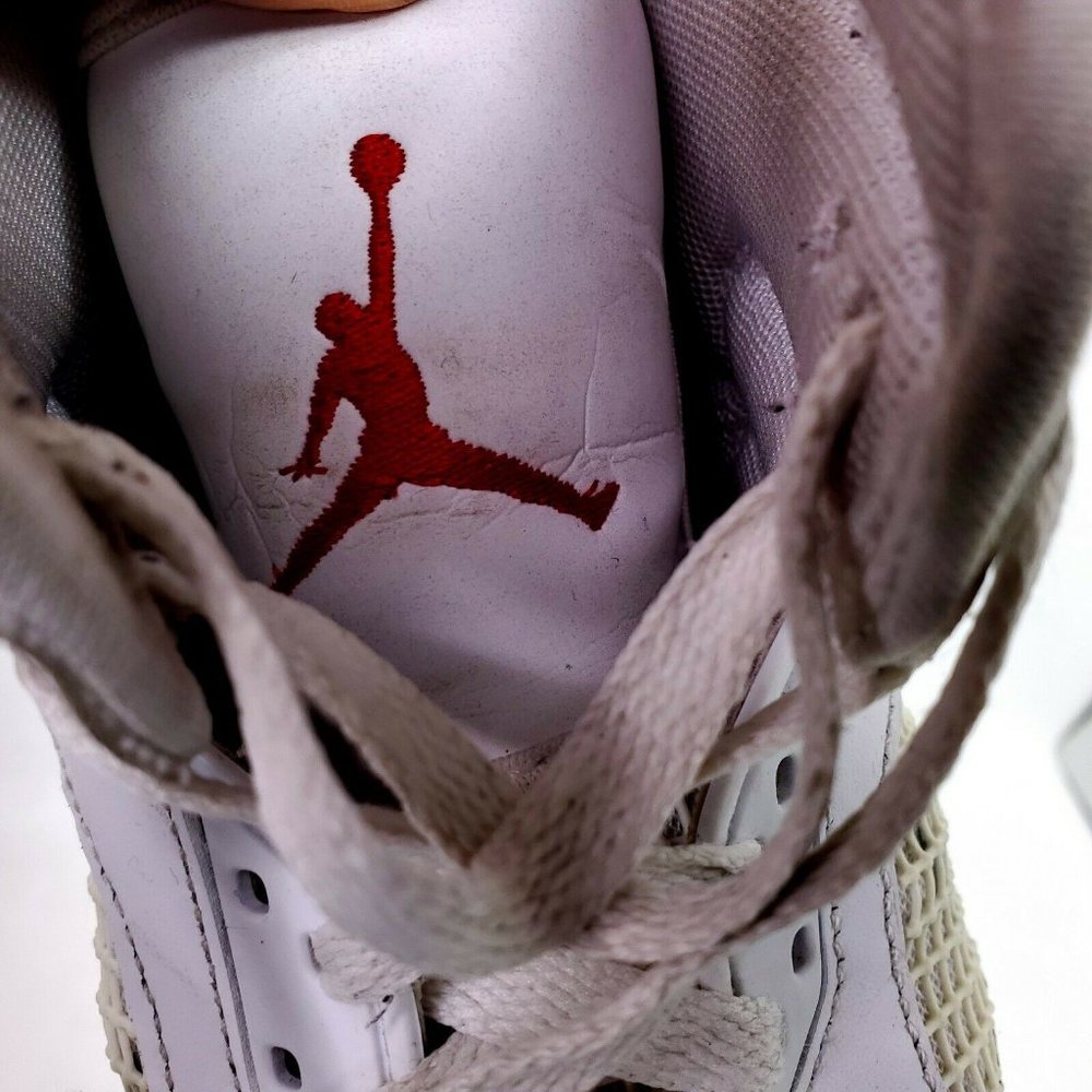 Air Jordan Mars 270 Mens 7.5 Shoes White Fire Red - Picture 7 of 12